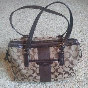 Coach Signature Nancy Satchel